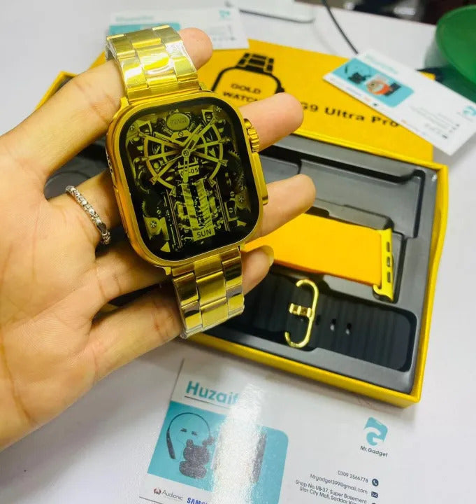 G9 Ultra Pro Smart Watch Gold Edition